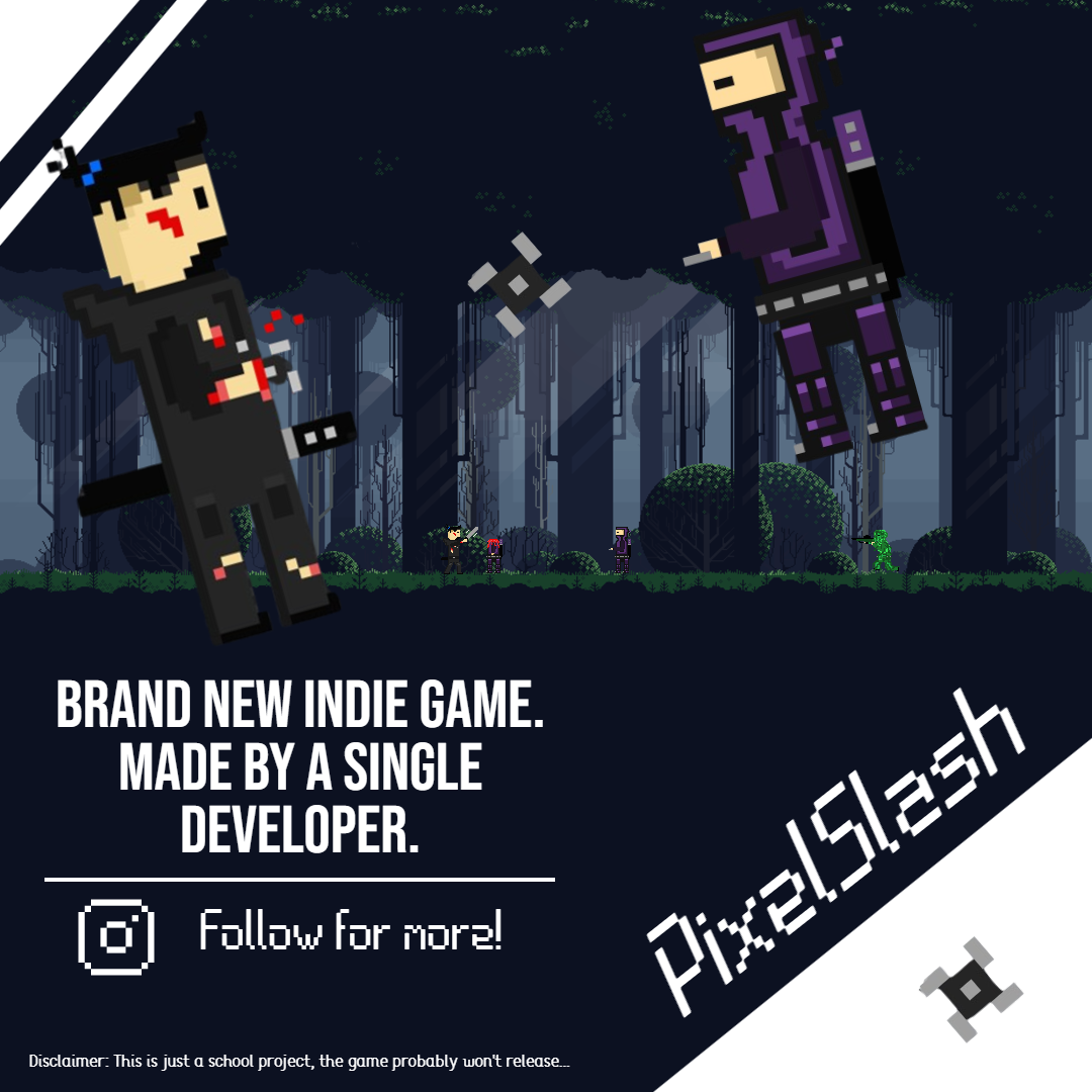 Picture of Roman's indie game project.